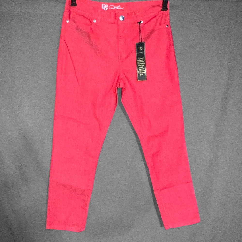 Petite Red Jeans